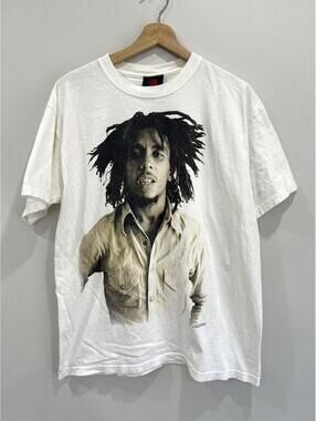 Vintage 2003 Bob Marley Tee Shirt big face